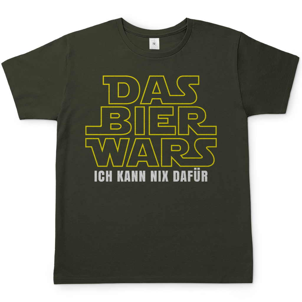 Das Bier Wars ich kann nix dafür Star Wars - Herren Shirt Urban Khaki
