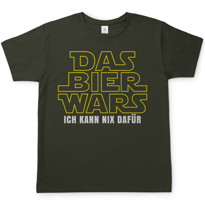 Das Bier Wars ich kann nix dafür Star Wars - Herren Shirt Urban Khaki