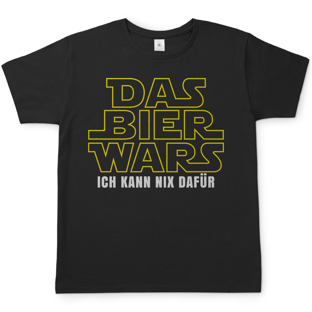 Das Bier Wars ich kann nix dafür Star Wars - Herren Shirt Black