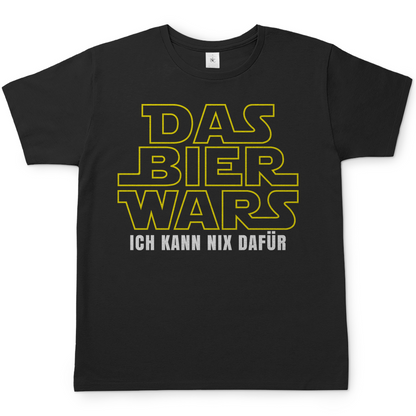 Das Bier Wars ich kann nix dafür Star Wars - Herren Shirt Black