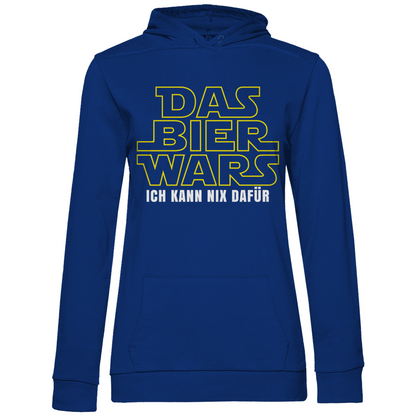 Das Bier Wars ich kann nix dafür Star Wars - Damen Hoodie Royal