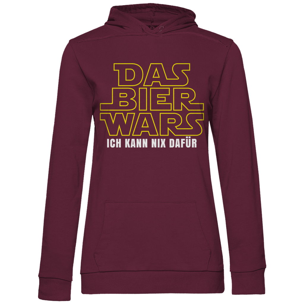Das Bier Wars ich kann nix dafür Star Wars - Damen Hoodie Wine
