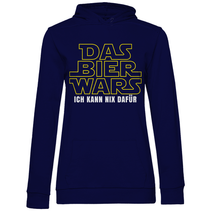 Das Bier Wars ich kann nix dafür Star Wars - Damen Hoodie Navy Blue