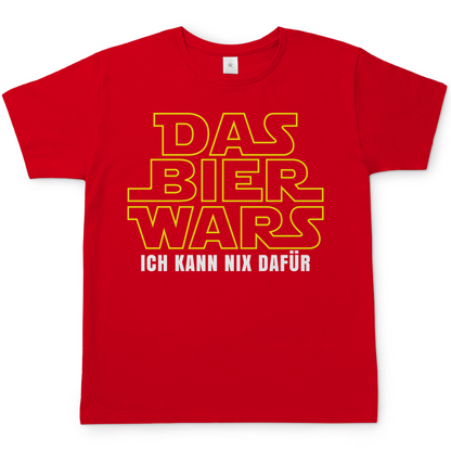 Das Bier Wars ich kann nix dafür Star Wars - Herren Shirt Red