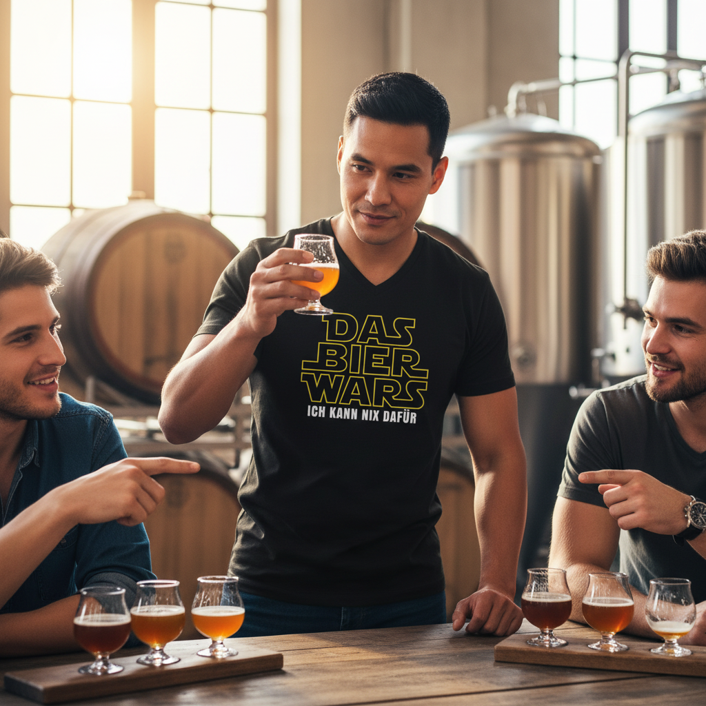 Das Bier Wars ich kann nix dafür Star Wars - Herren V-Neck Shirt