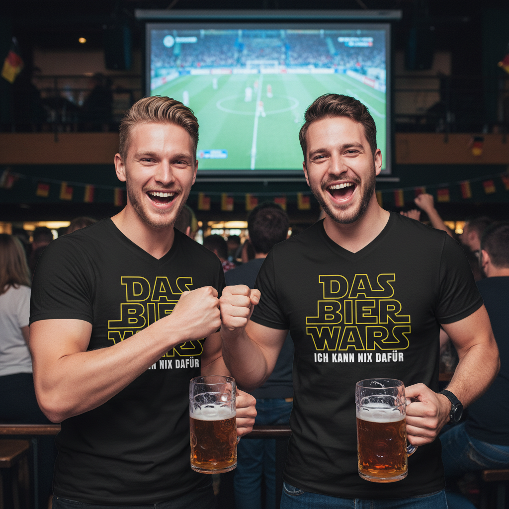 Das Bier Wars ich kann nix dafür Star Wars - Herren V-Neck Shirt