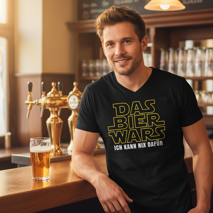 Das Bier Wars ich kann nix dafür Star Wars - Herren V-Neck Shirt