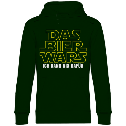 Das Bier Wars ich kann nix dafür Star Wars - Unisex Hoodie Forest Green