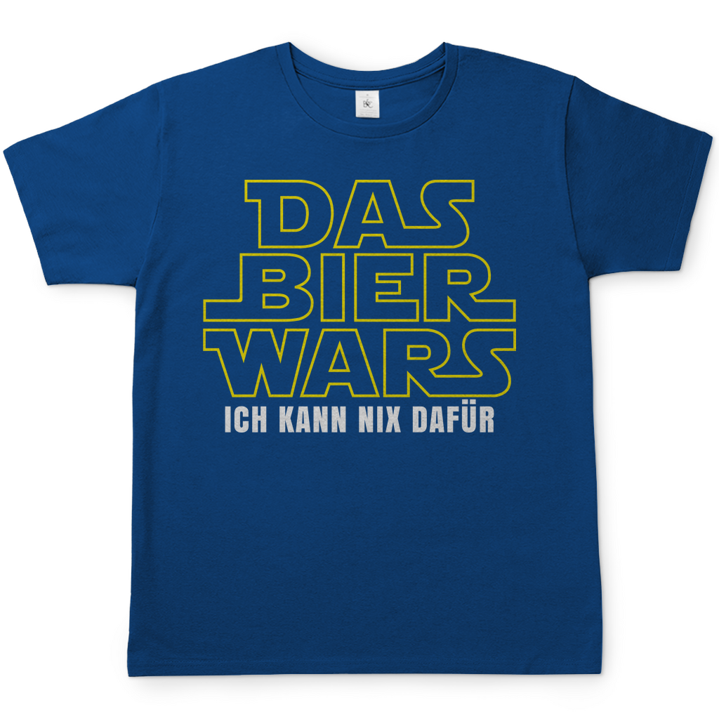 Das Bier Wars ich kann nix dafür Star Wars - Herren Shirt Royal Blue