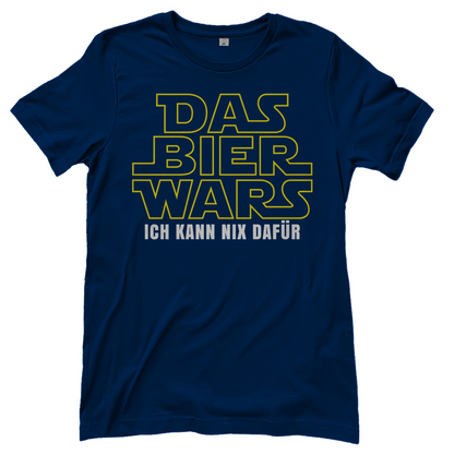 Das Bier Wars ich kann nix dafür Star Wars - Damenshirt Navy