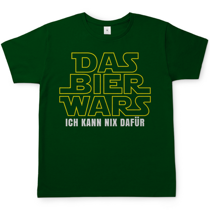 Das Bier Wars ich kann nix dafür Star Wars - Herren Shirt Bottle Green