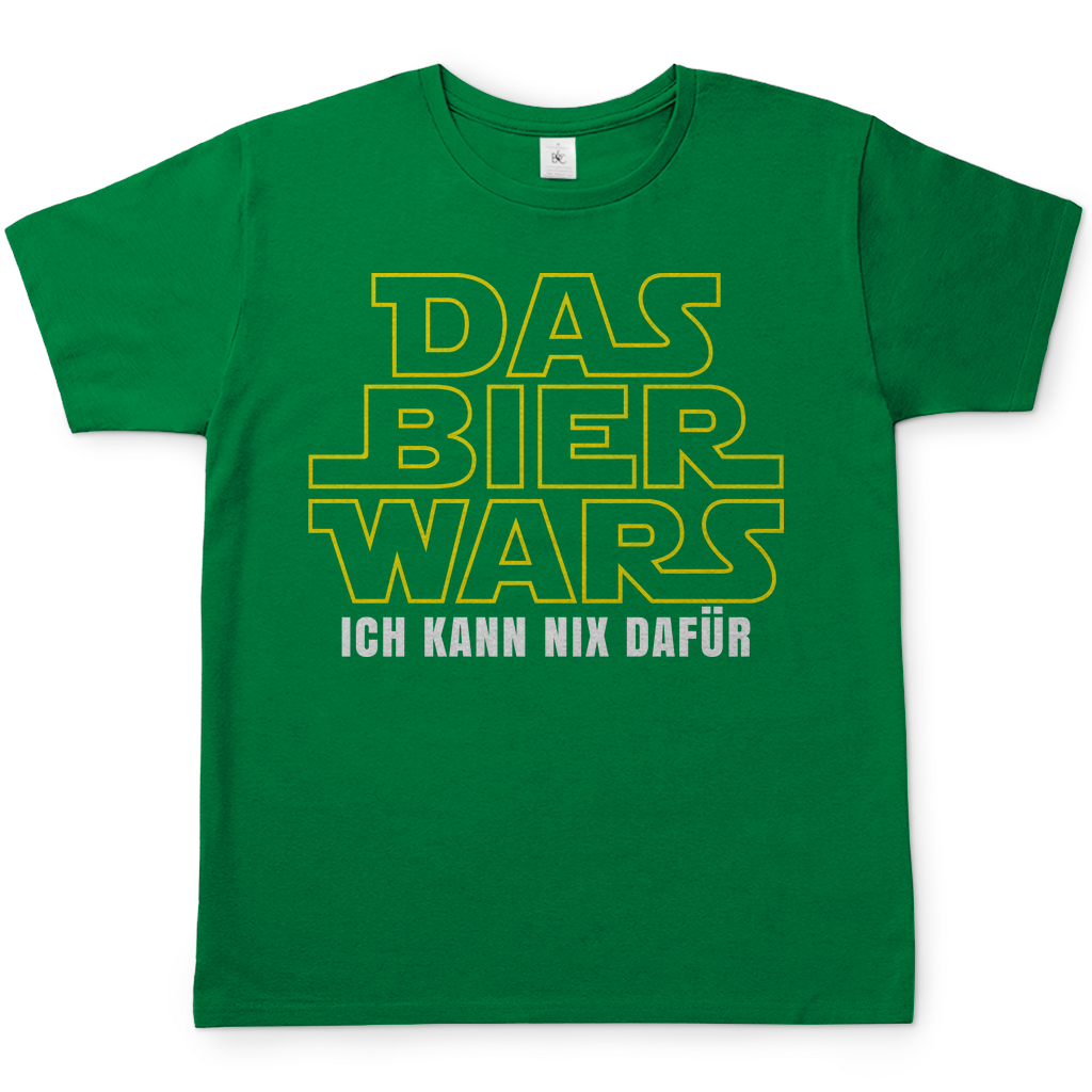 Das Bier Wars ich kann nix dafür Star Wars - Herren Shirt Kelly Green