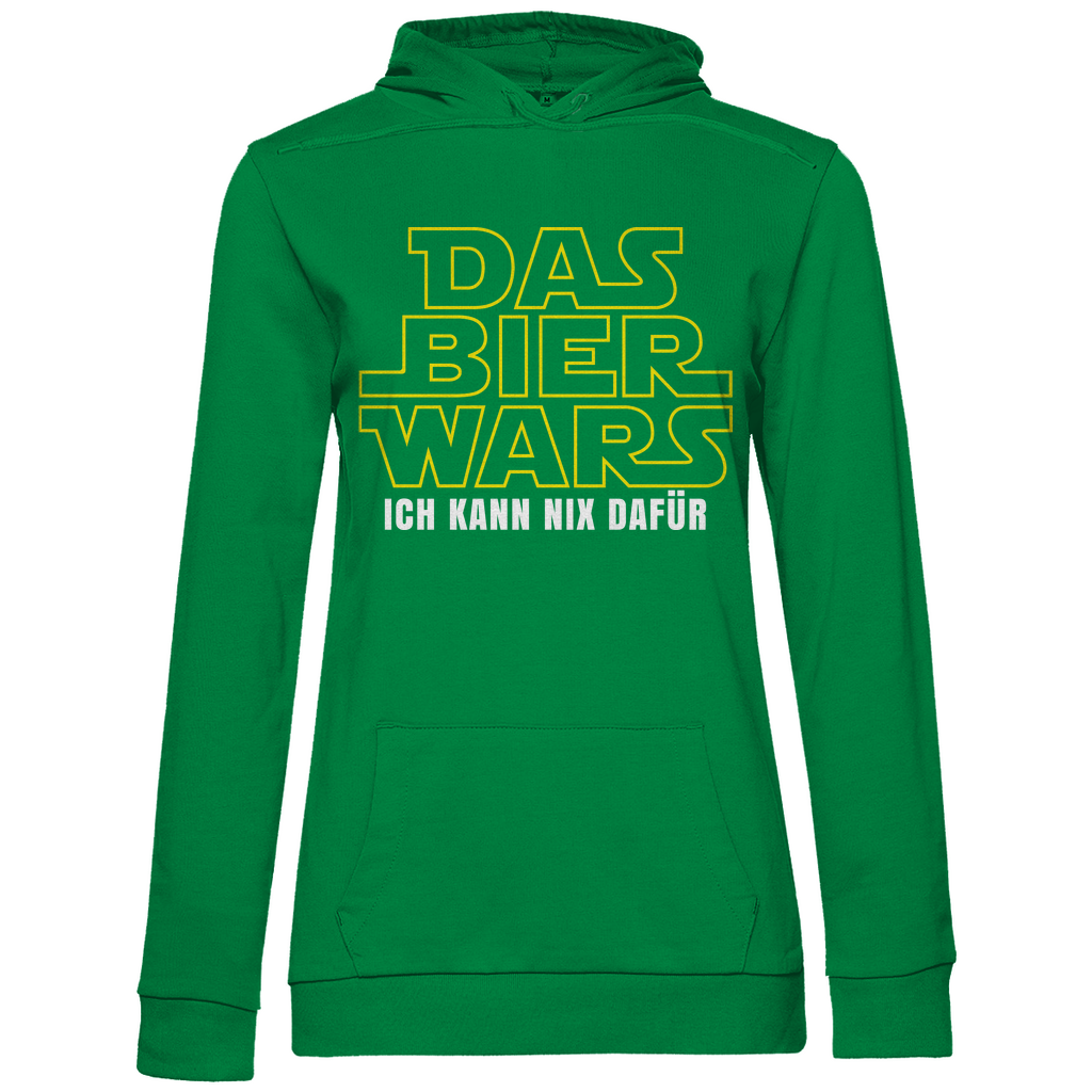 Das Bier Wars ich kann nix dafür Star Wars - Damen Hoodie Kelly Green
