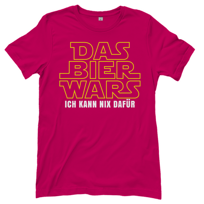 Das Bier Wars ich kann nix dafür Star Wars - Damenshirt Sorbet