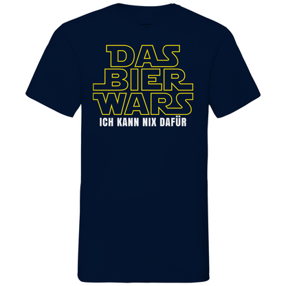 Das Bier Wars ich kann nix dafür Star Wars - Herren V-Neck Shirt Navy