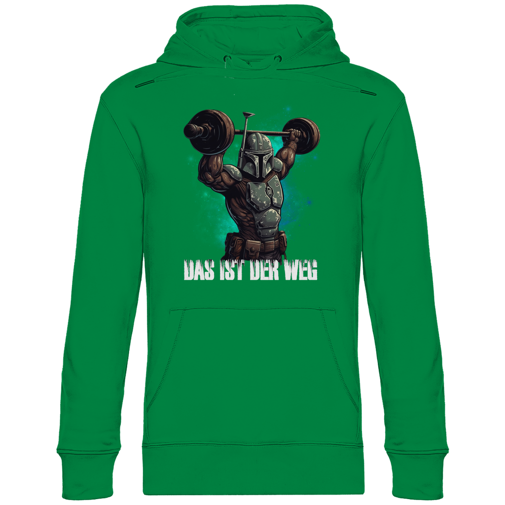 Mandalorianer Gym Fitness das ist der Weg - Unisex Hoodie Kelly Green