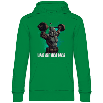 Mandalorianer Gym Fitness das ist der Weg - Unisex Hoodie Kelly Green