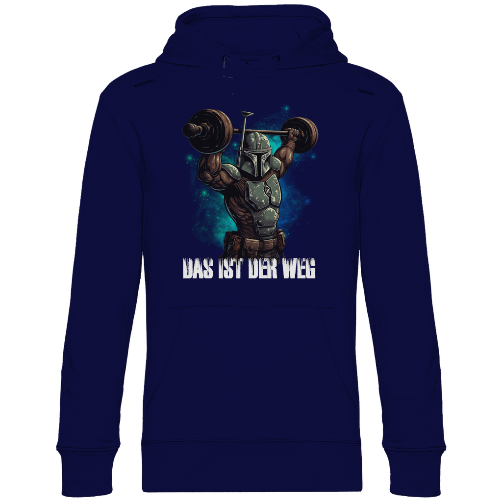 Mandalorianer Gym Fitness das ist der Weg - Unisex Hoodie Navy Blue