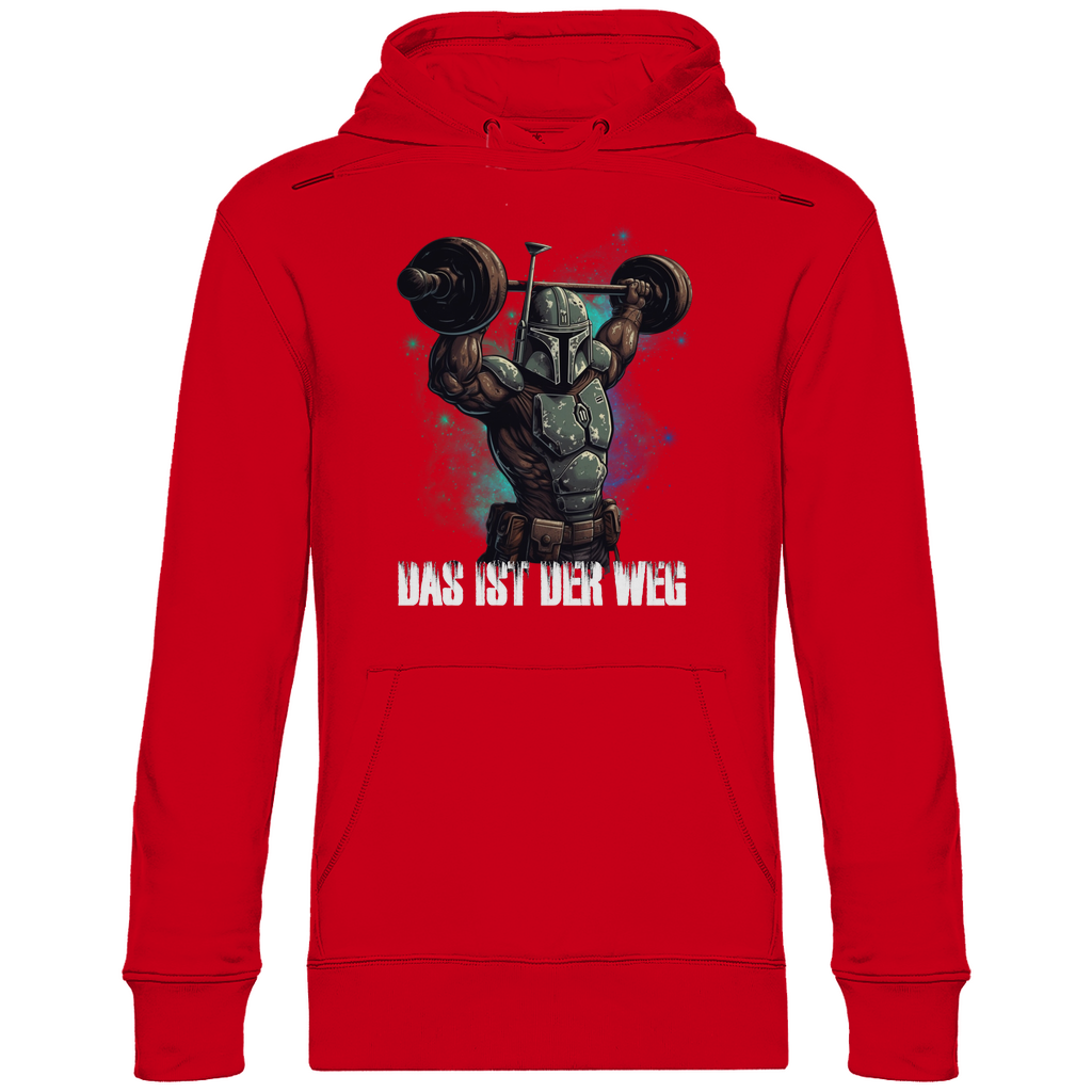 Mandalorianer Gym Fitness das ist der Weg - Unisex Hoodie Red
