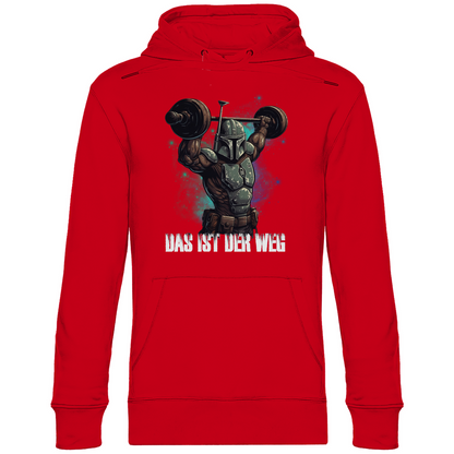 Mandalorianer Gym Fitness das ist der Weg - Unisex Hoodie Red