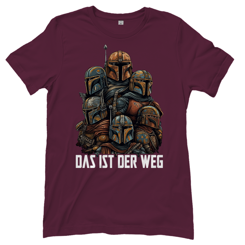 Das ist der Weg - Mandalorianer Gruppe - Damenshirt Burgundy