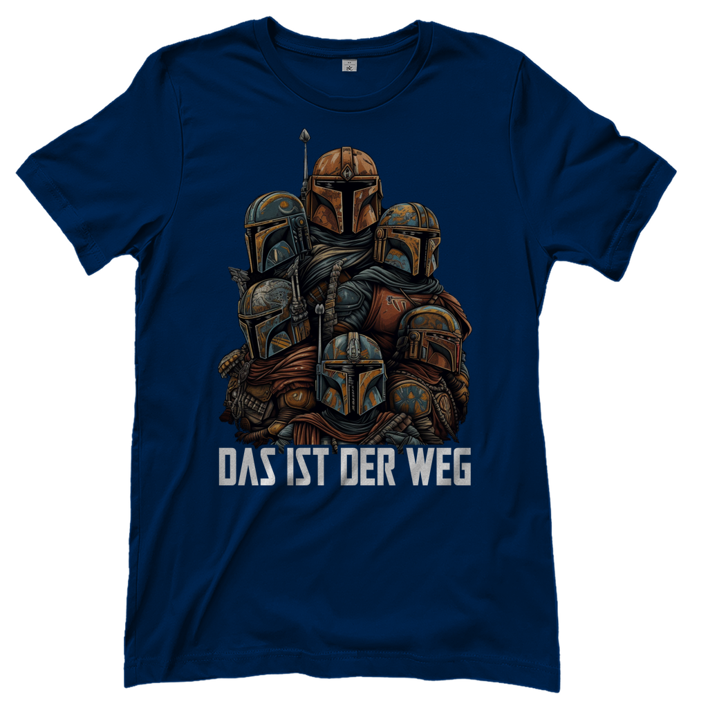 Das ist der Weg - Mandalorianer Gruppe - Damenshirt Navy