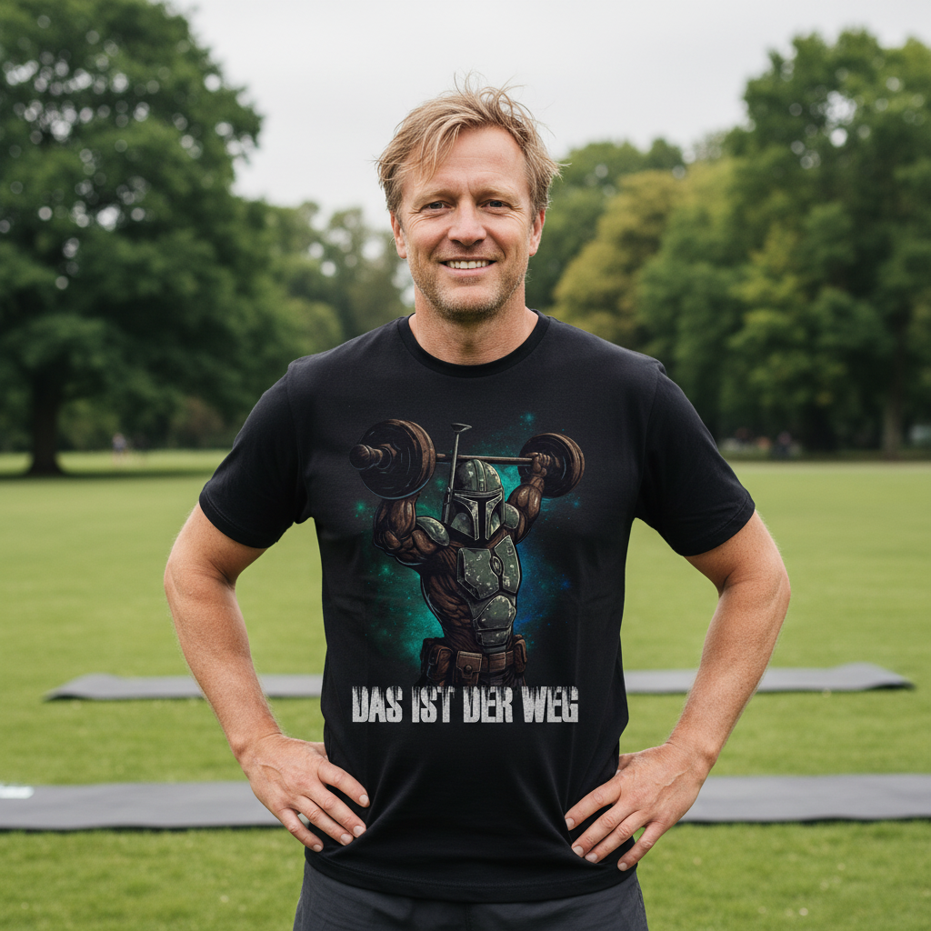 Mandalorianer Gym Fitness das ist der Weg - Herren Shirt