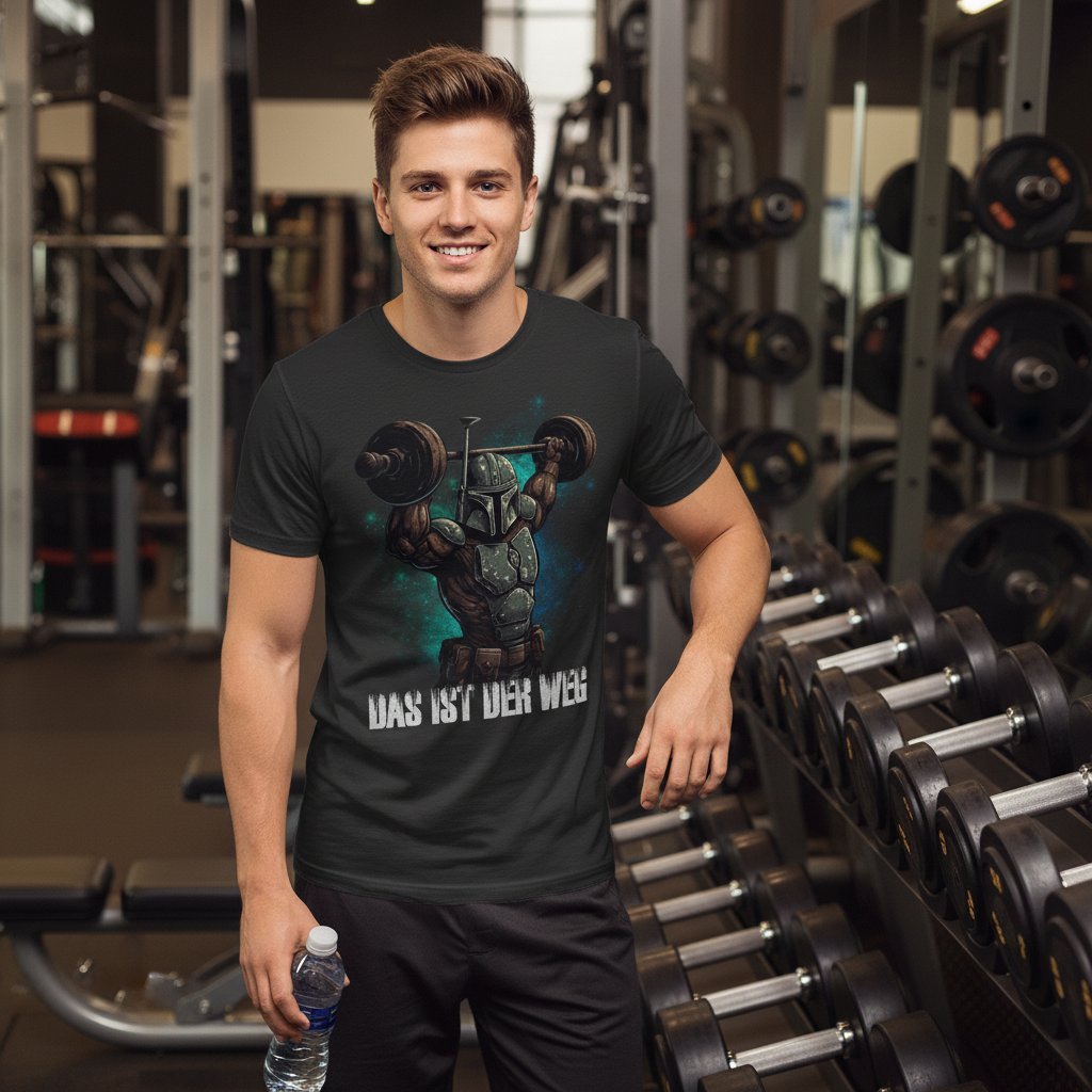 Mandalorianer Gym Fitness das ist der Weg - Herren Shirt