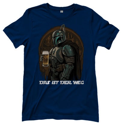 Das ist der Weg - Mandalorian Bier - Damenshirt Navy