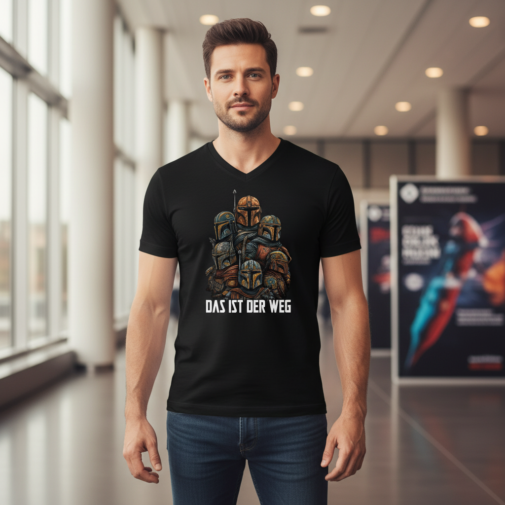 Das ist der Weg - Mandalorianer Gruppe - Herren V-Neck Shirt