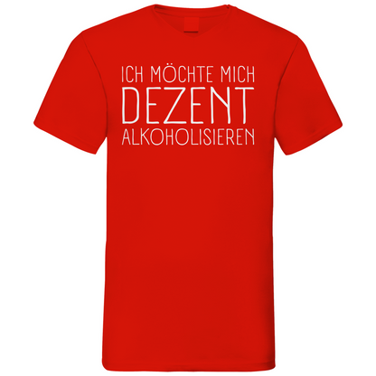 Ich möchte mich dezent alkoholisieren - Herren V-Neck Shirt