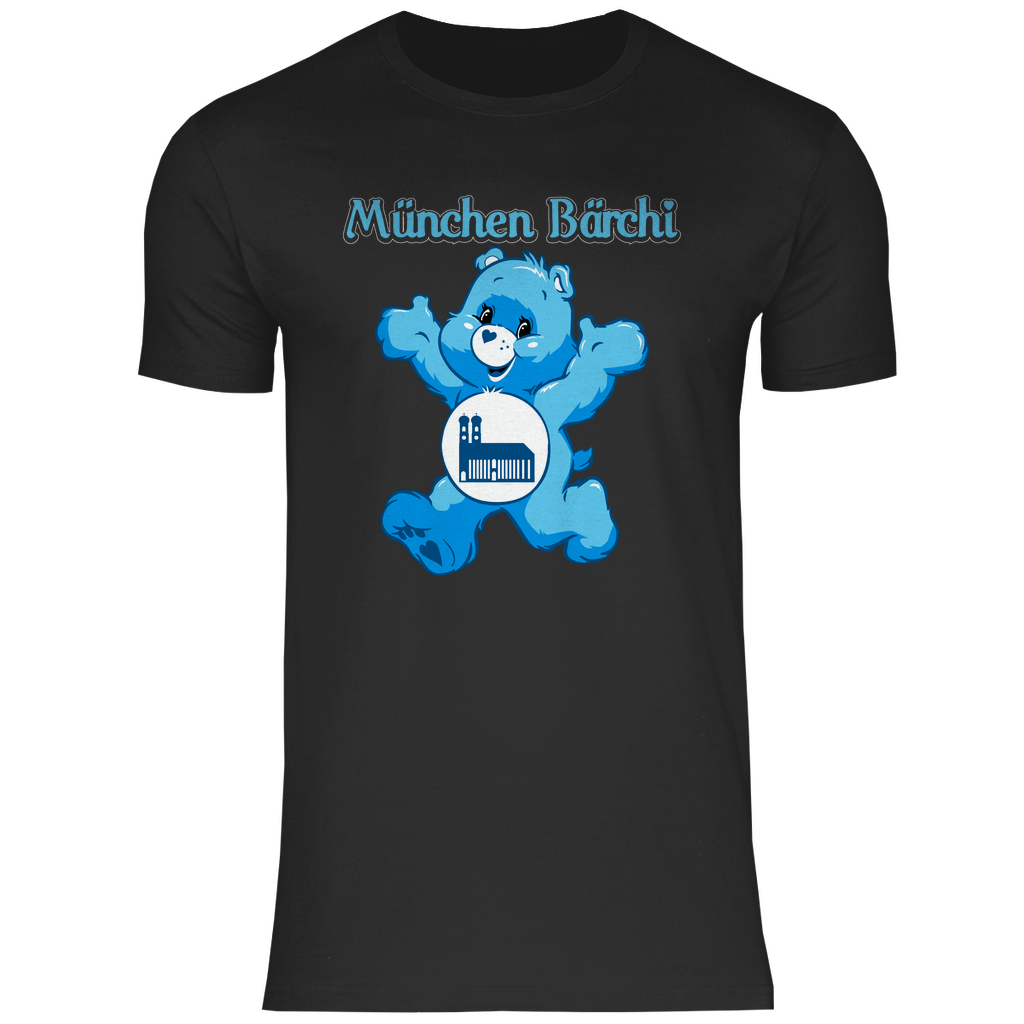 München Bärchi - Glücksbärchi - Herren Shirt Black
