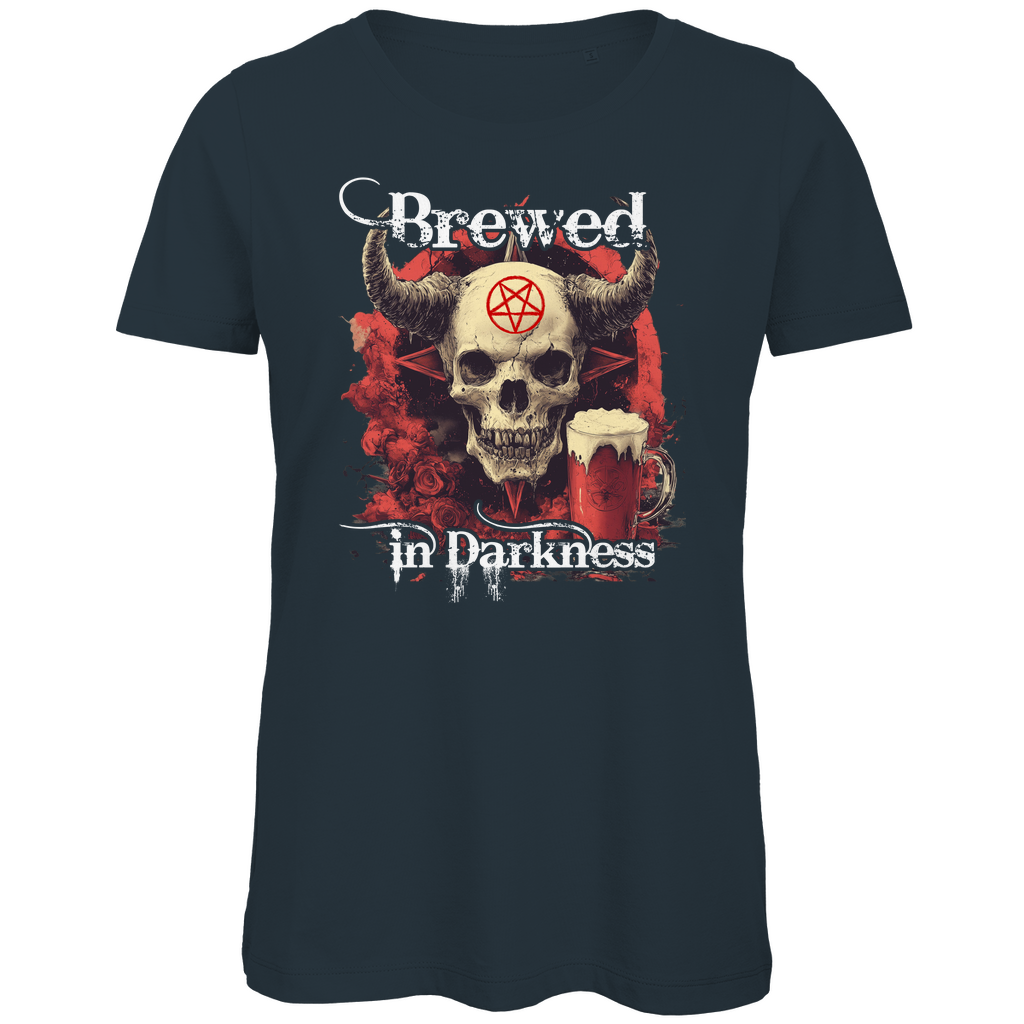 Brewed in Darkness - Damen Premium Bio T-Shirt