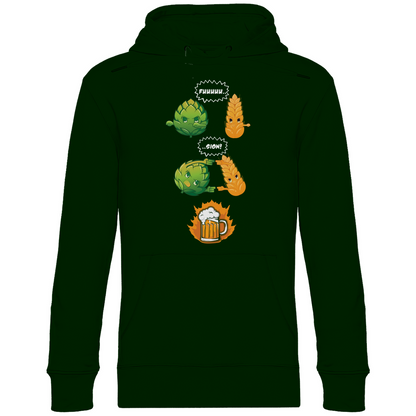 Bier Fusion - Unisex Hoodie Forest Green