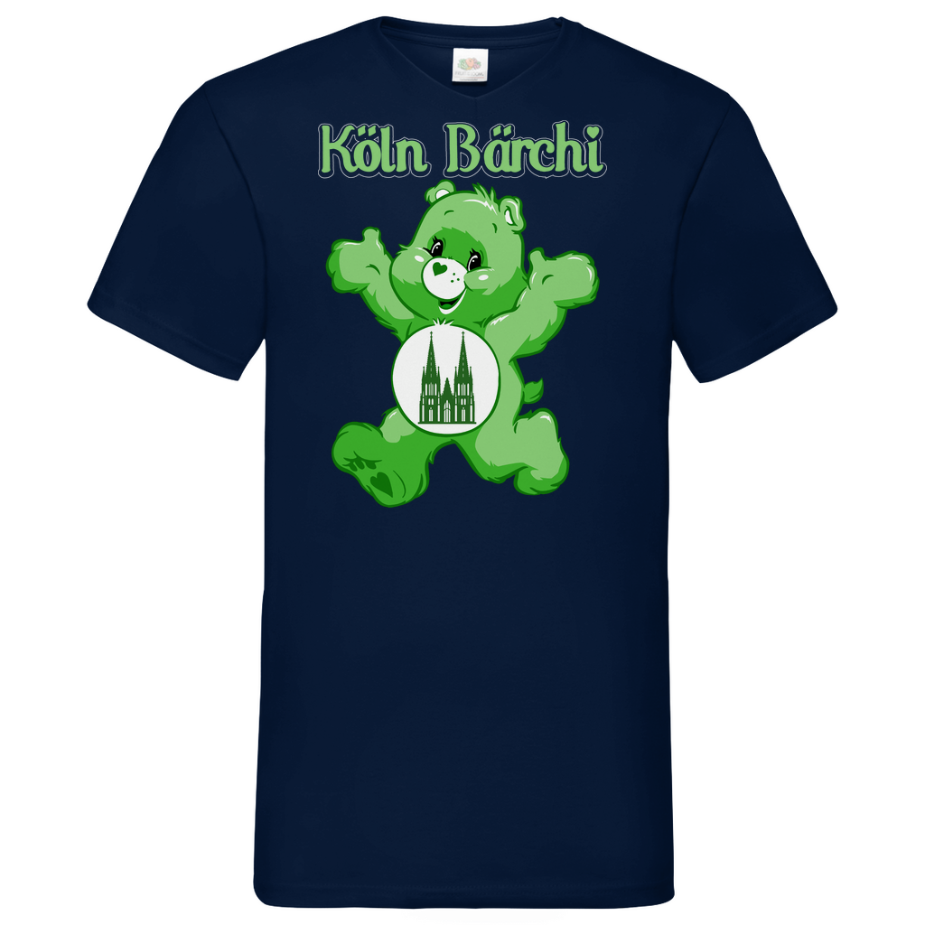 Köln Bärchi - Glücksbärchi - Herren V-Neck Shirt