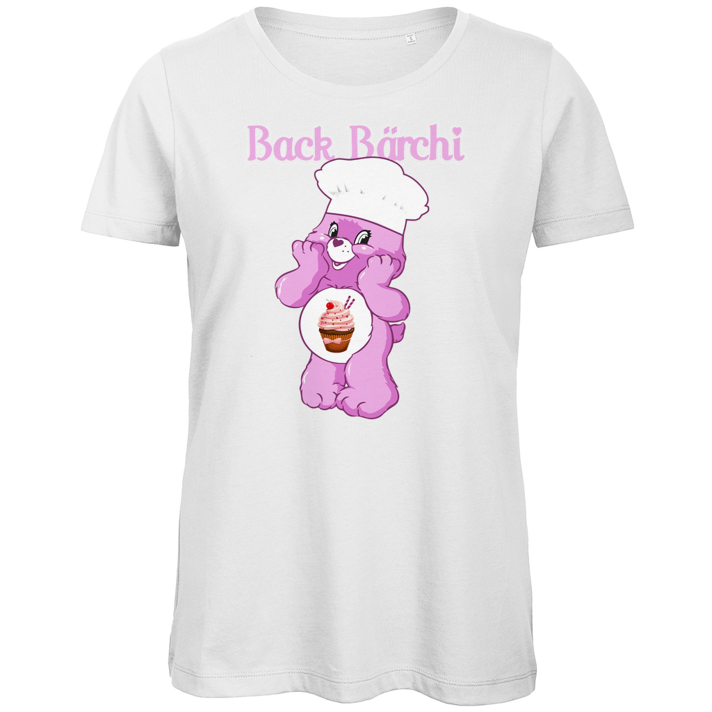 Back Bärchi - Glücksbärchi - Damen Premium Bio T-Shirt White