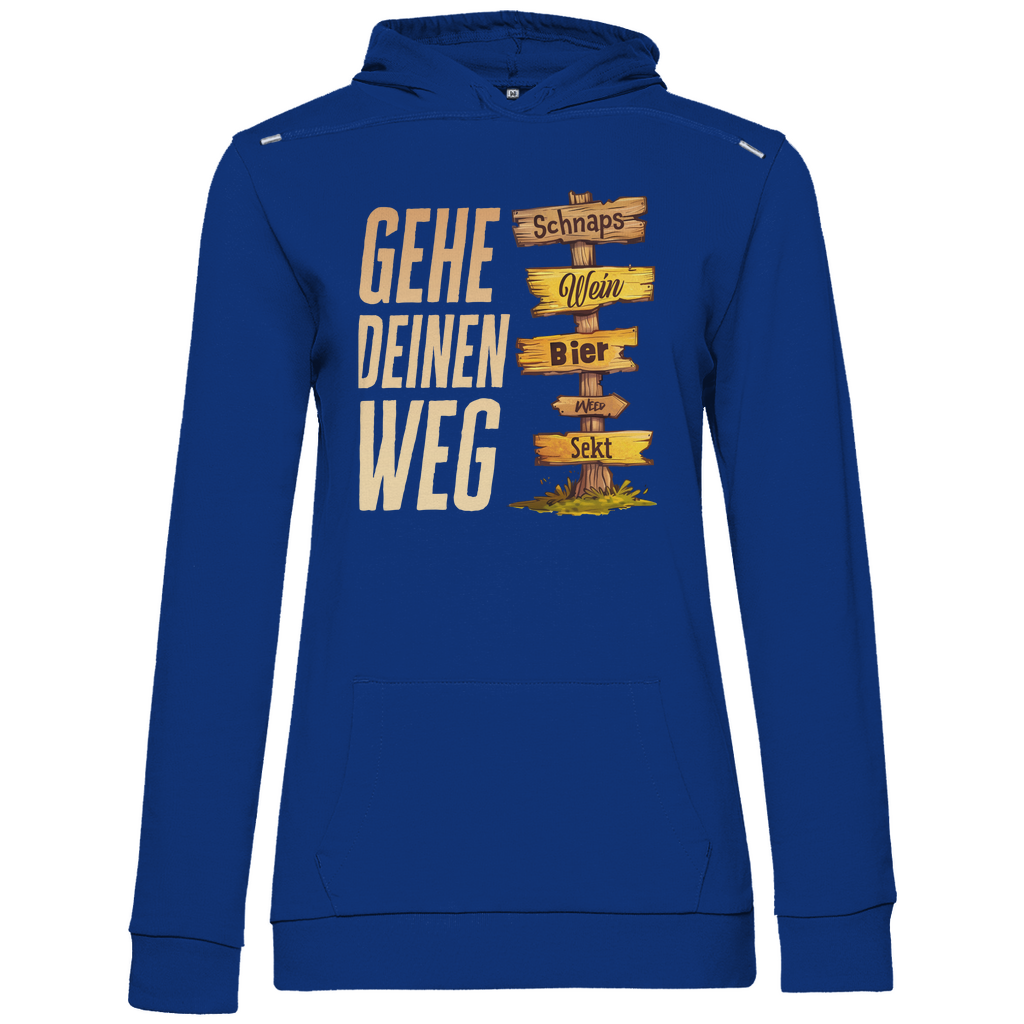 Gehe deinen Weg - Damen Hoodie