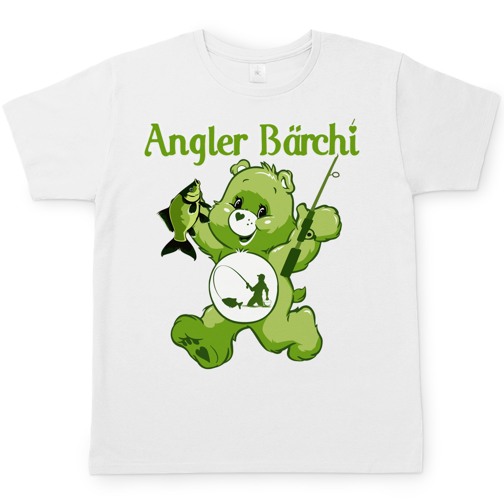 Angler Bärchi - Glücksbärchi - Herren Shirt White