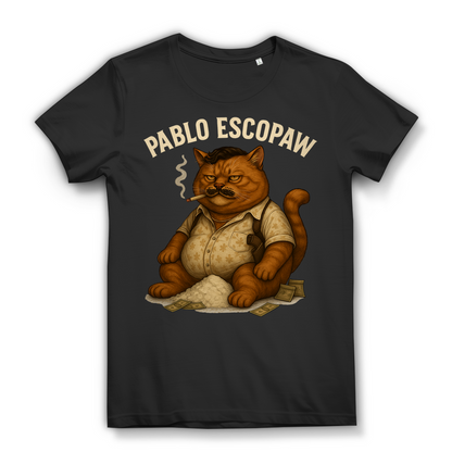 Pablo Escopaw Katze Mafia Escobar - Damen Premium Bio T-Shirt