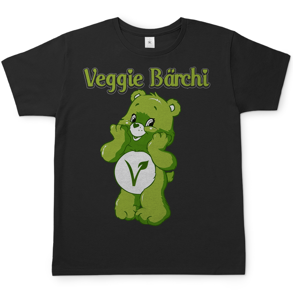Veggie Bärchi - Glücksbärchi - Herren Shirt Black