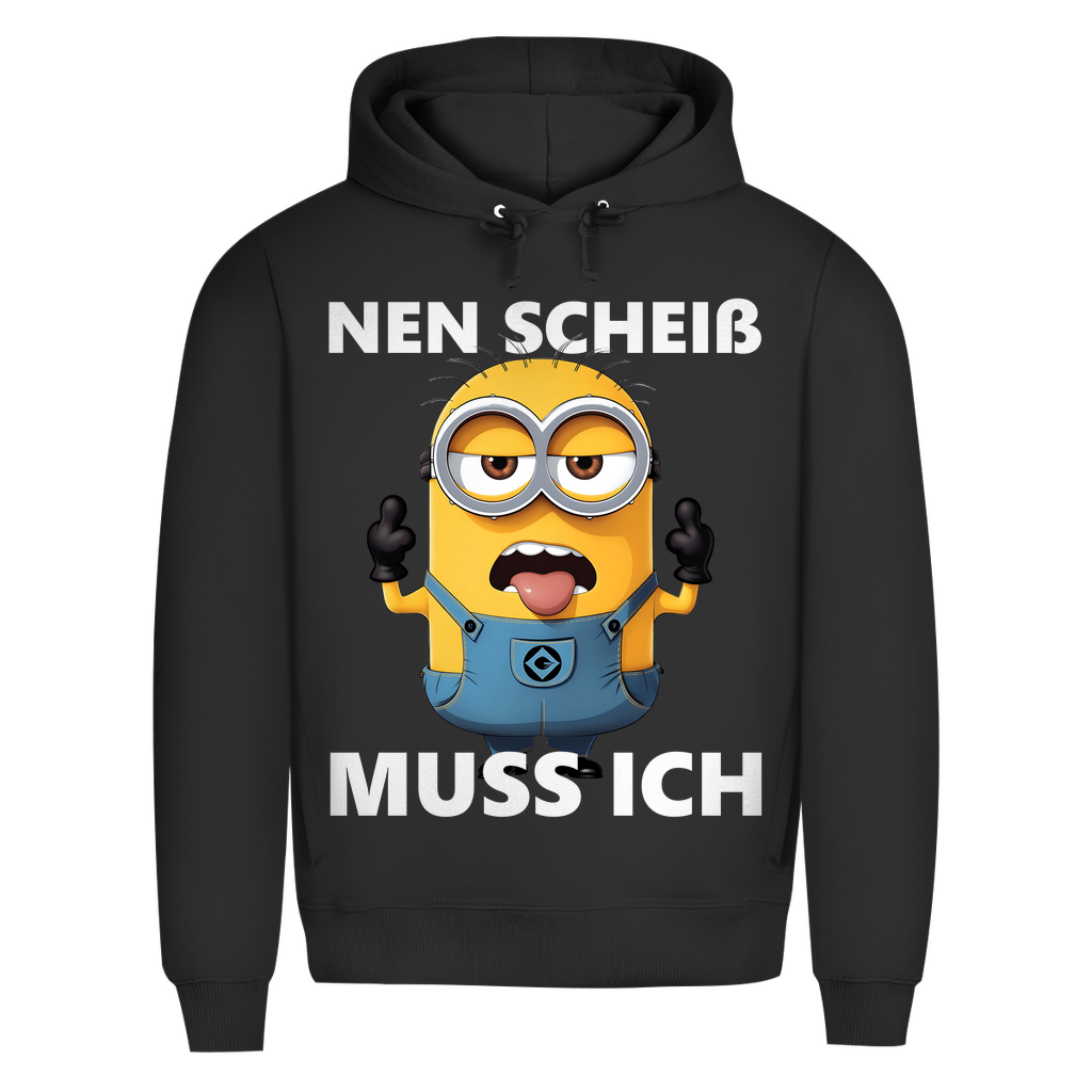 Herren Premium Bio Hoodie Nen Scheiß Muss Ich Minion