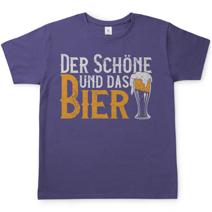 Der Schöne und das Bier - Herren Shirt Millennial Lilac
