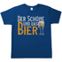 Der Schöne und das Bier - Herren Shirt Royal Blue