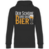 Der Schöne und das Bier - Unisex Hoodie Black