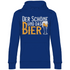 Der Schöne und das Bier - Unisex Hoodie Royal