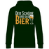 Der Schöne und das Bier - Unisex Hoodie Forest Green