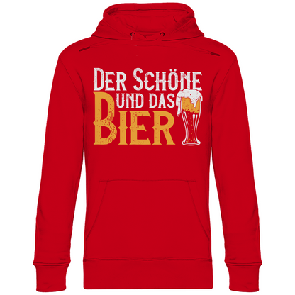 Der Schöne und das Bier - Unisex Hoodie Red