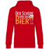 Der Schöne und das Bier - Unisex Hoodie Red