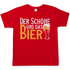 Der Schöne und das Bier - Herren Shirt Red