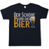 Der Schöne und das Bier - Herren Shirt Navy